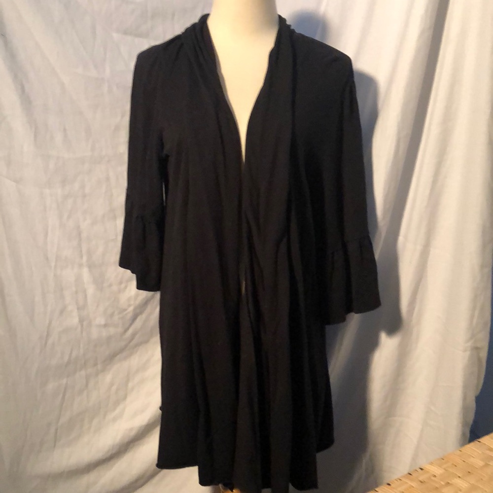 Drapey open sweater